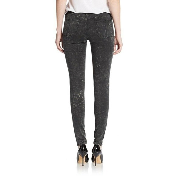Rag & Bone Womens Skinny Leggings Acid Wash 28 - Picture 2 of 12